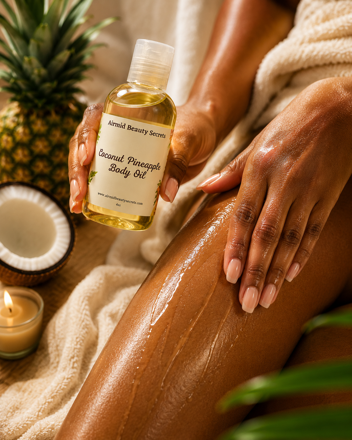 Coconut Pineapple Body Oil