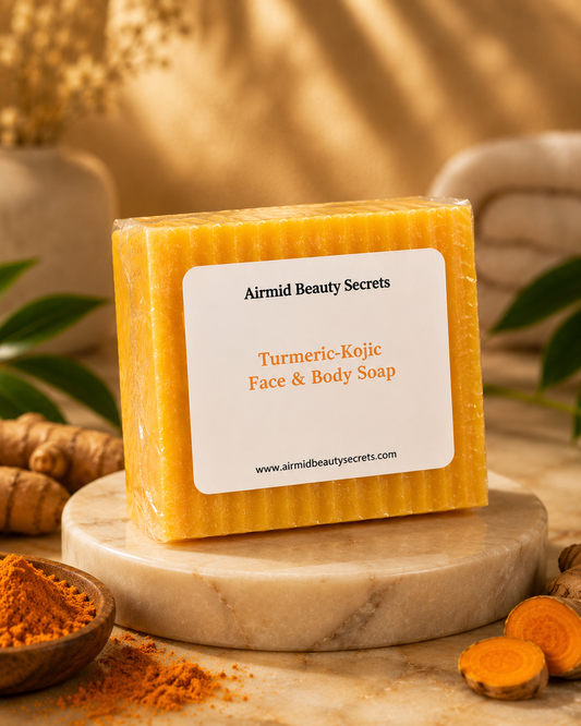 Turmeric & Kojic Brightening Face - Body Soap