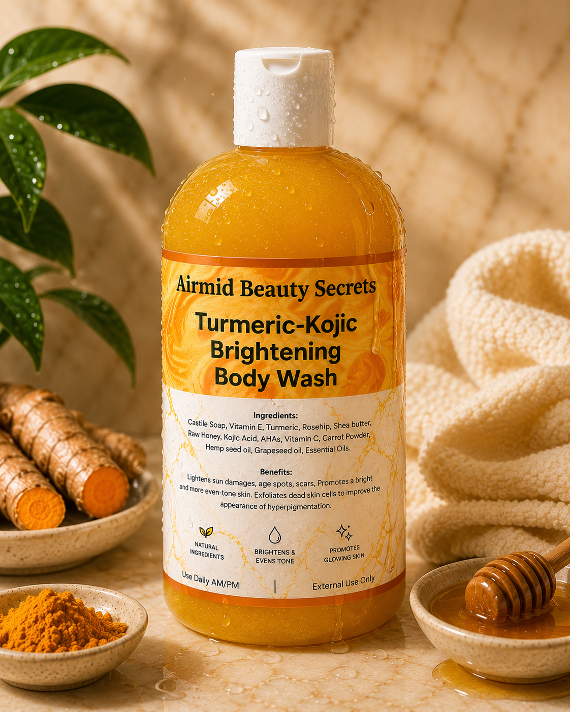Turmeric & Kojic Brightening Body Wash