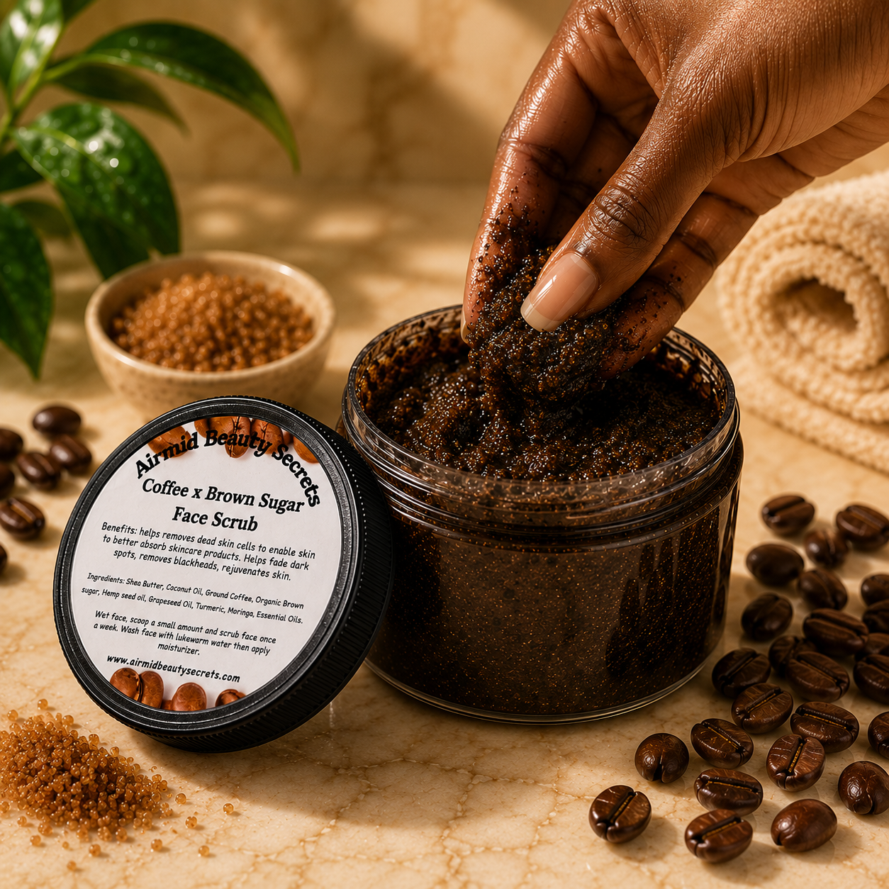 Coffee x Brown Sugar Face Scrub